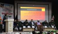 ارائه گزارش دکتر زرزا دراجلاس سالانه مجمع بسیج شهرستان اشنویه 