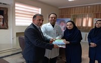 تقدیر از بانوی محجبه شبکه بهداشت و درمان اشنویه